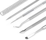 6-Pack Ingrown Toenail File and Lifters, Professional Surgical Stainless Steel Ingrown Toenail Removal Tool Kit, Manicure Treatment Pedicure Under Nail Cleaner Correction Polish Pain - Image 3